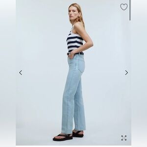 Madewell The '90s Straight Jean Ward Wash